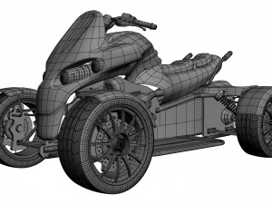 atv motorcycle Modelo 3D