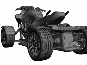atv motorcycle Modelo 3D