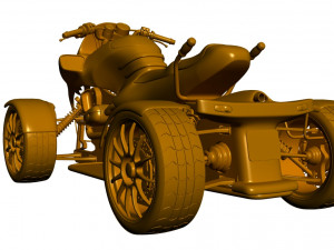 atv motorcycle Modelo 3D