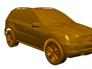 mercedes ml500 Modelo 3D