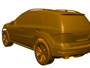 mercedes ml500 Modelo 3D