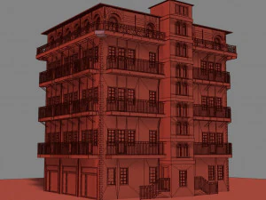 building 02 3D Model