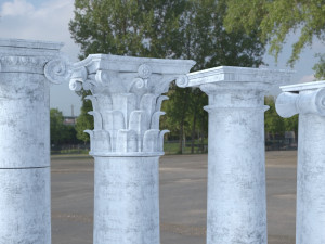Column 3D 모델
