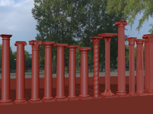 Column 3D 모델