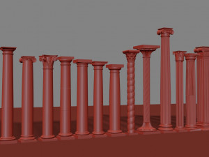 Column 3D 모델