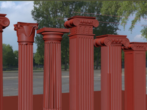 Column 3D 모델