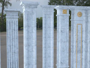 Столбец 3D Модель