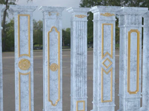 Столбец 3D Модель