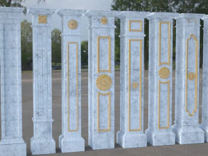 Столбец 3D Модель