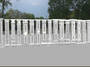 Столбец 3D Модель