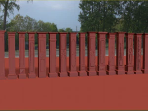 Столбец 3D Модель