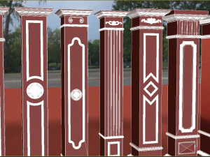 Столбец 3D Модель