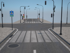 road and pavement 3D मॉडल