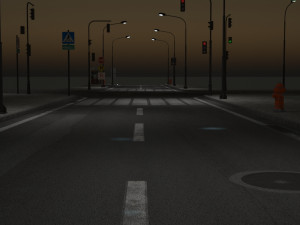 road and pavement 3D Model
