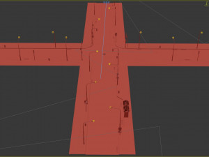 road and pavement 3D Model
