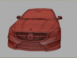 mercedes benz cla 2014 3D Модель