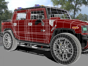 hummer sut 3D-Modell