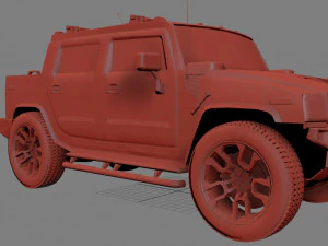 hummer sut 3D Model
