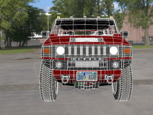 hummer sut 3D-Modell