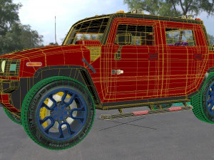 hummer sut 3D Model