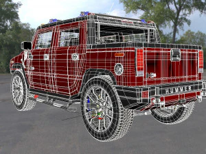 hummer sut 3D Model