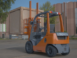 toyota forklift Modelo 3D