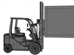 toyota forklift 3D Model