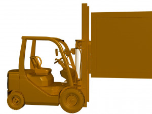 toyota forklift Modelo 3D