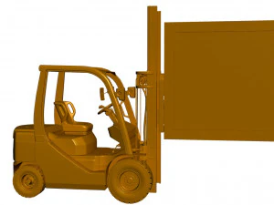 toyota forklift 3D Model