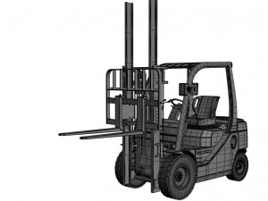 toyota forklift Modelo 3D