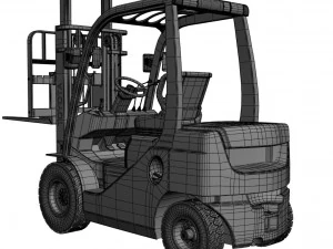 toyota forklift 3D Model