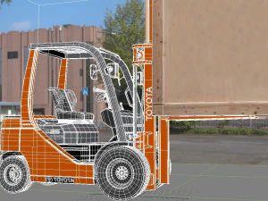 toyota forklift 3D Model
