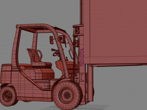 toyota forklift Modelo 3D