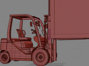 toyota forklift 3D Model