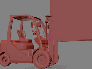 toyota forklift Modelo 3D