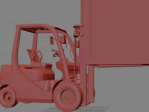 toyota forklift 3D Model