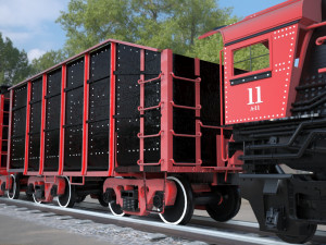 steam train 3D Model