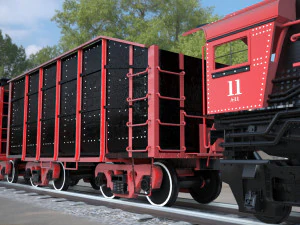 steam train 3D Model