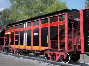 steam train 3D Model