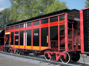 steam train 3D Model