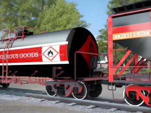 steam train 3D Model