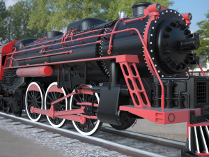 steam train 3D Model