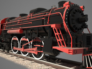 steam train 3D Model