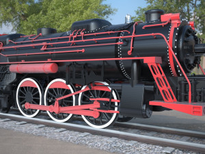 steam train 3D Model