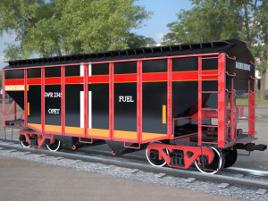 steam train 3D Model