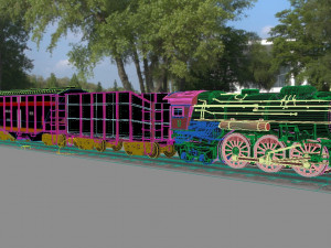 steam train 3D Model