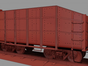 steam train 3D Model