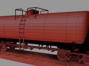 steam train 3D Model