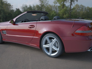 mercedes sl 500 3D Model