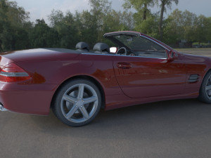 mercedes sl 500 3D Model
